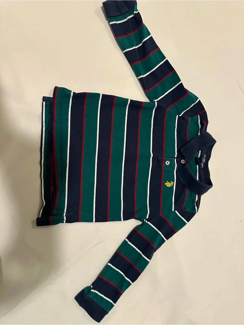 U.S. Polo Assn. Kids' Striped Polo Shirt - Bundle